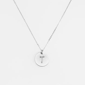 Initial Necklace- T